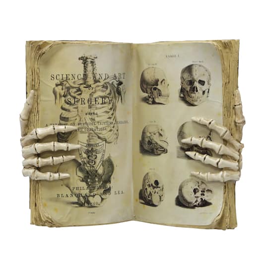 10.6&#x22; Skeleton Book Decoration by Ashland&#xAE;